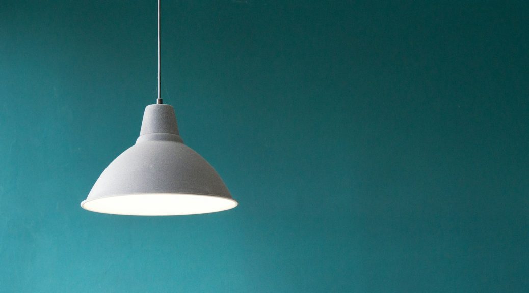 white pendant lamp